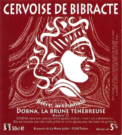 etiquette BRASSERIE DE LA MOTTE JUILLET 134