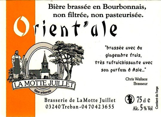 etiquette BRASSERIE MOTTE JUILLET 145