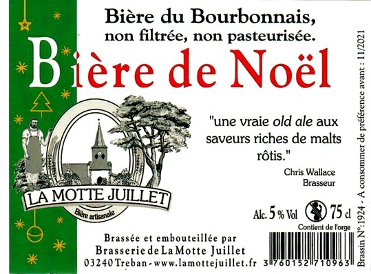 etiquette BRASSERIE MOTTE JUILLET 146