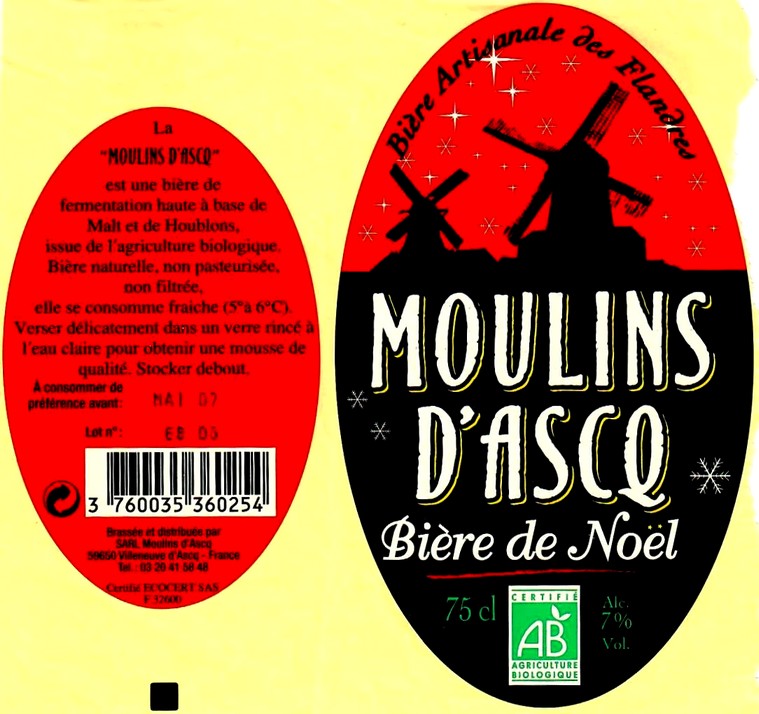 etiquette BRASSERIE MOULINS D'ASCQ 05