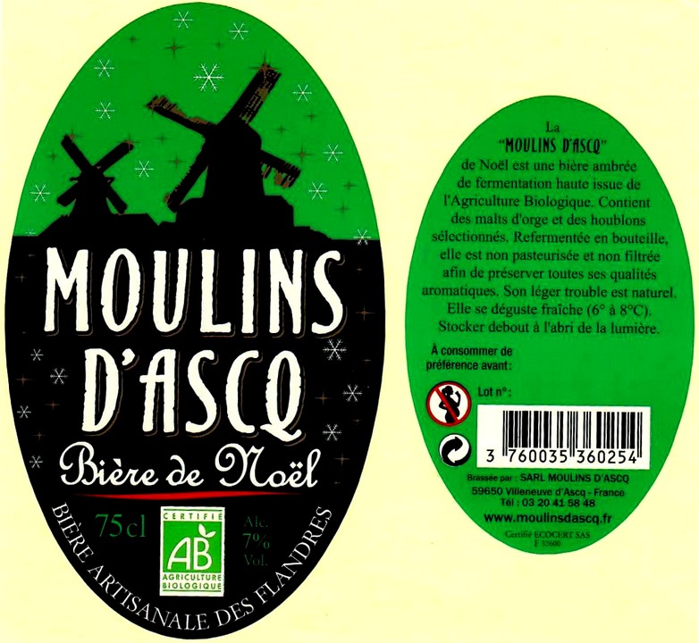 etiquette BRASSERIE MOULINS D'ASCQ 08