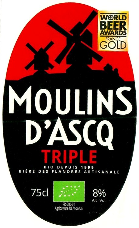 Etiquette BRASSERIE MOULINS D'ASCQ 29