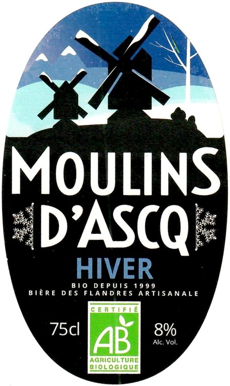 Etiquette BRASSERIE MOULINS D'ASCQ 30