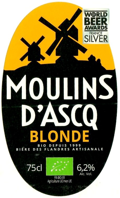 Etiquette BRASSERIE MOULINS D'ASCQ 31