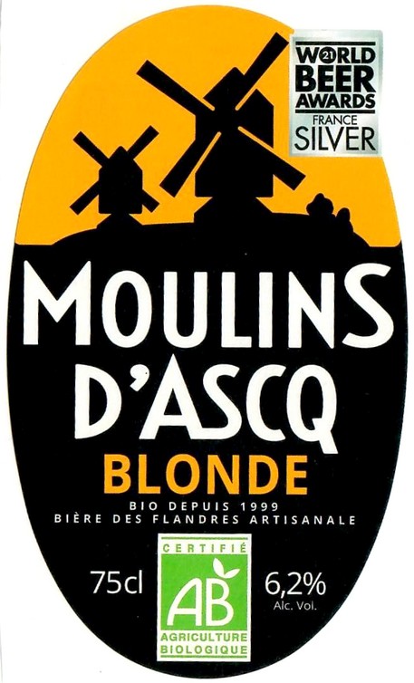 Etiquette BRASSERIE MOULINS D'ASCQ 36