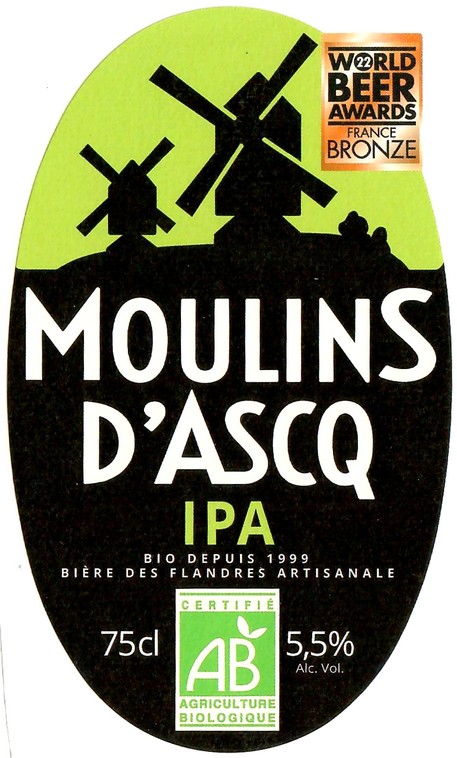 Etiquette BRASSERIE MOULINS D'ASCQ 38