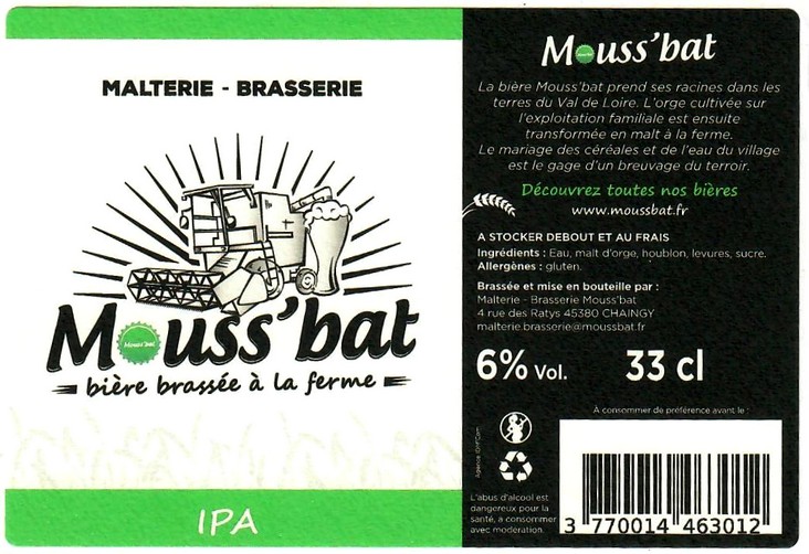 etiquette BRASSERIE MOUSS'BAT 02