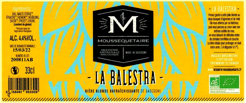 etiquette BRASSERIE MOUSSEQUETAIRE 07