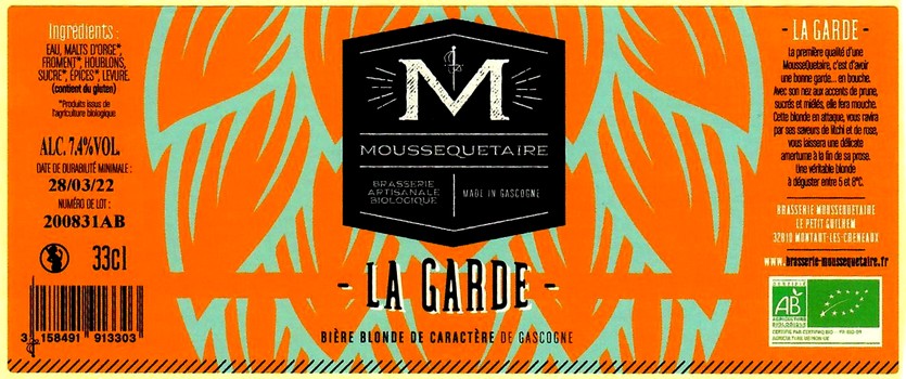 etiquette BRASSERIE MOUSSEQUETAIRE 08