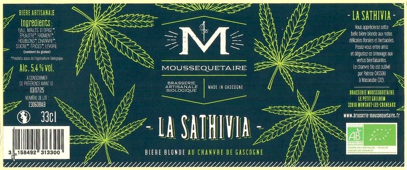 Etiquette BRASSERIE MOUSSEQUETAIRE 26