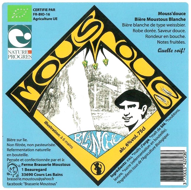 Etiquette BRASSERIE MOUSTOUS 24