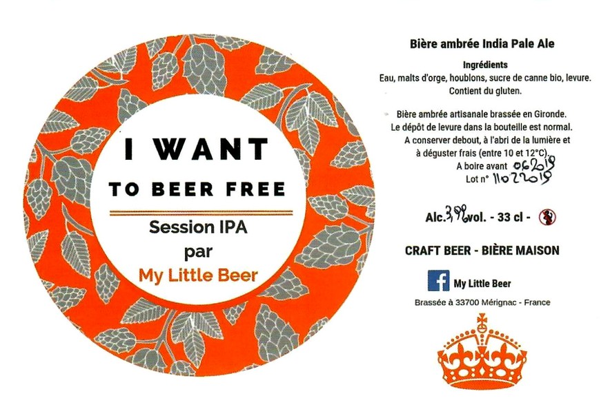 etiquette BRASSERIE MY LITTLE BEER 06
