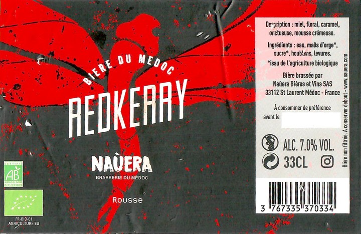 Etiquette BRASSERIE NAUERA 06