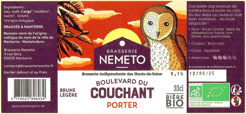 Etiquette BRASSERIE NEMETO 05