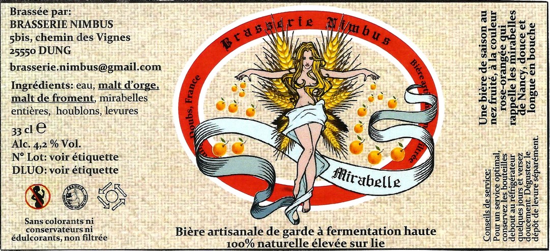 etiquette BRASSERIE NIMBUS 12