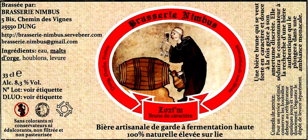 etiquette BRASSERIE NIMBUS 23