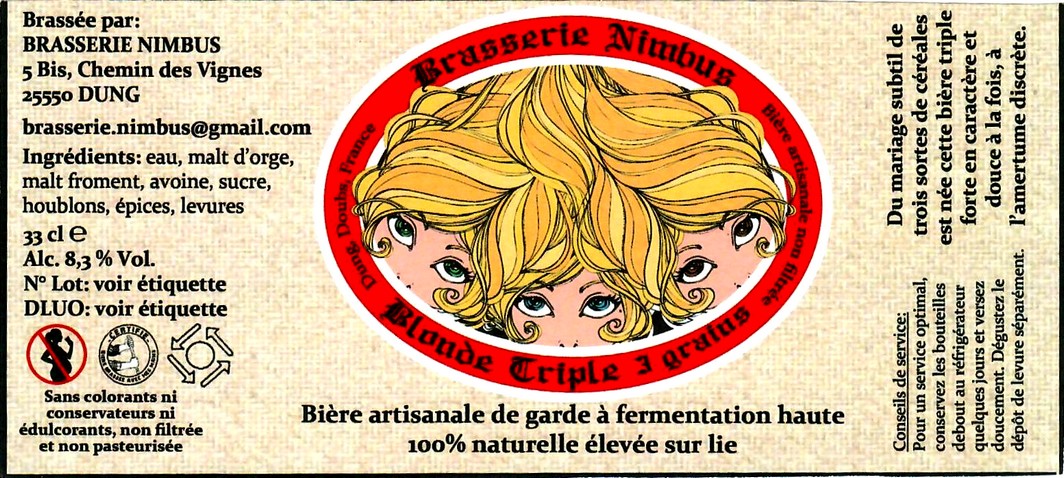 etiquette BRASSERIE NIMBUS 24