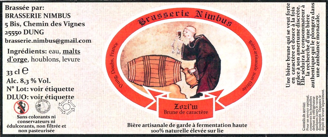 Etiquette BRASSERIE NIMBUS 27