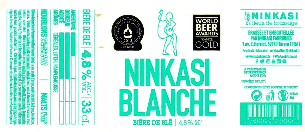 Etiquette BRASSERIE NINKASI 29