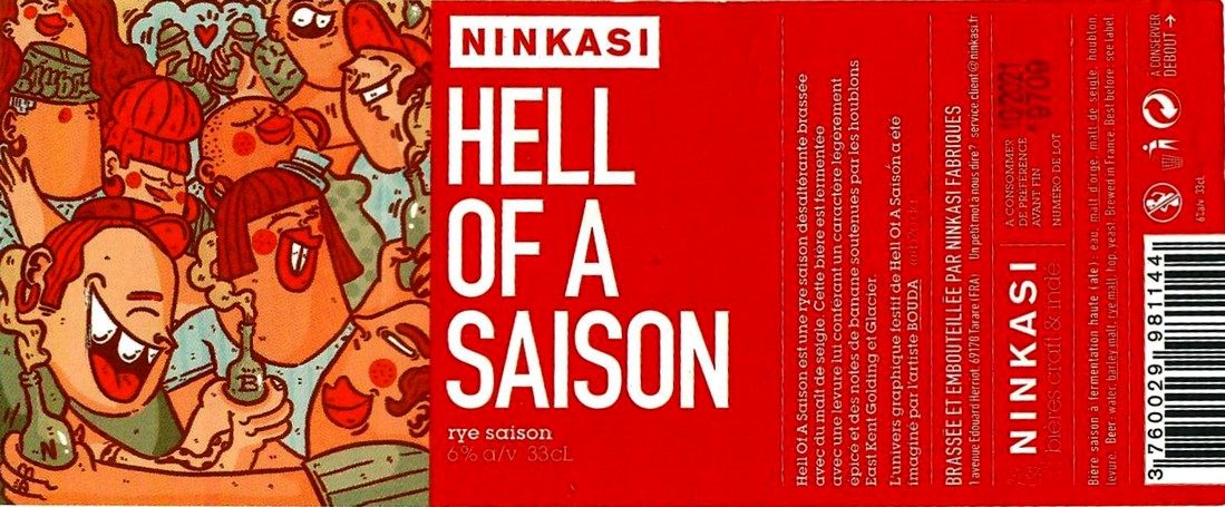 Etiquette BRASSERIE NINKASI 34