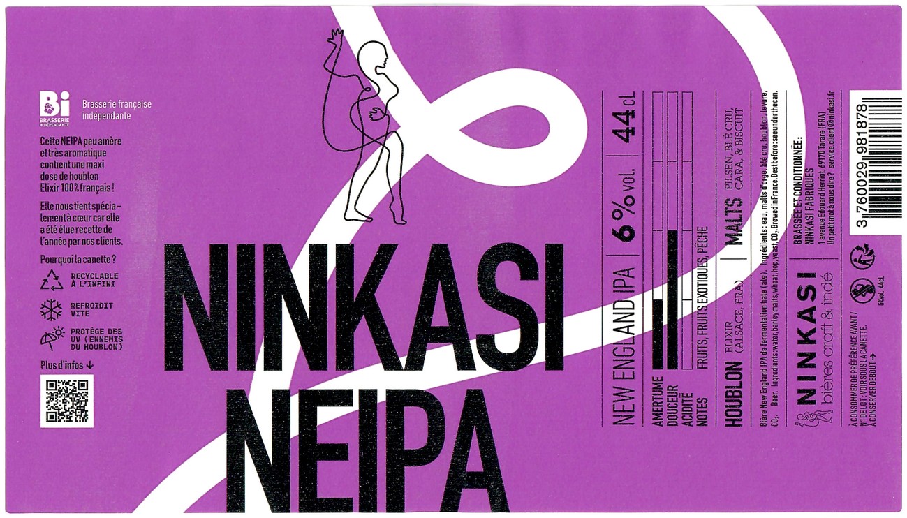 Etiquette BRASSERIE NINKASI 56