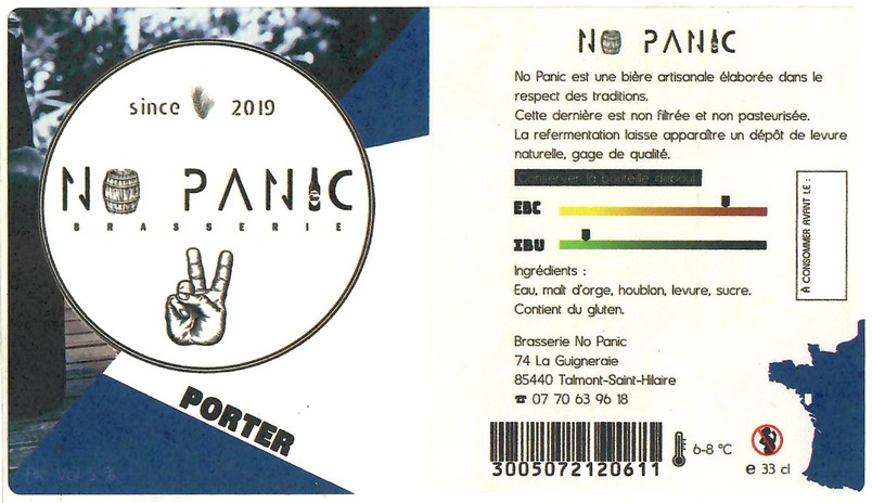 Etiquette BRASSERIE NO PANIC 03