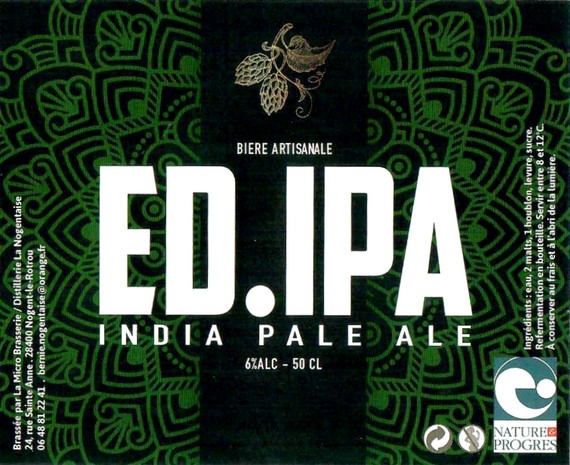 Etiquette BRASSERIE NOGENTAISE 55