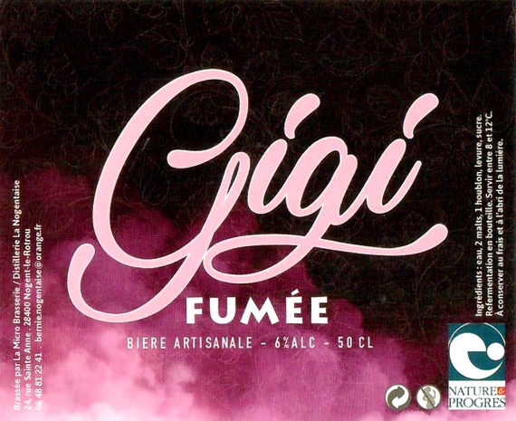 Etiquette BRASSERIE NOGENTAISE 59