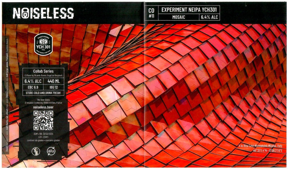 Etiquette BRASSERIE NOISELESS 01