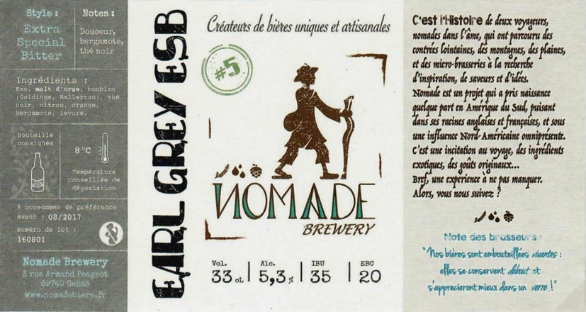 Etiquette BRASSERIE NOMADE 02