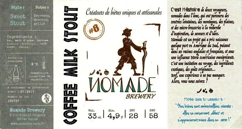 Etiquette BRASSERIE NOMADE 08