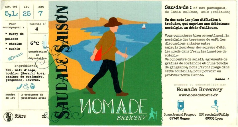 Etiquette BRASSERIE NOMADE 35