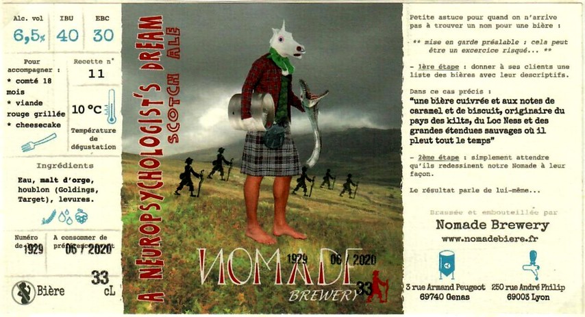 Etiquette BRASSERIE NOMADE 46