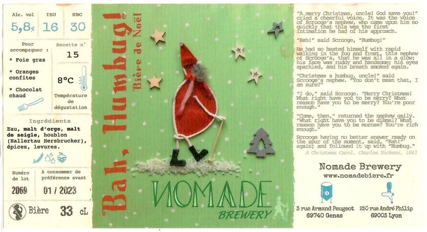 Etiquette BRASSERIE NOMADE 50