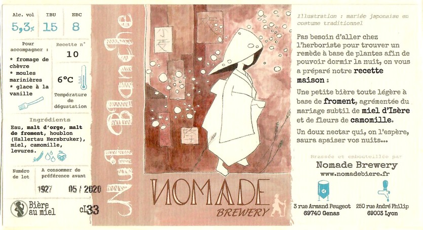 Etiquette BRASSERIE NOMADE 51