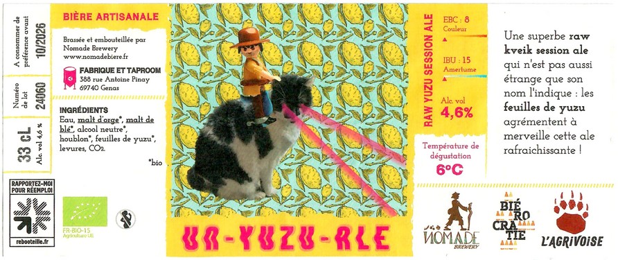 Etiquette BRASSERIE NOMADE 52