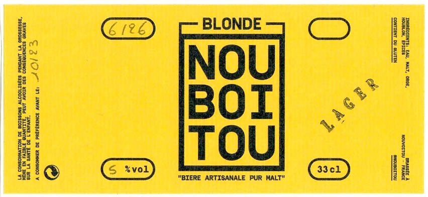 Etiquette BRASSERIE NOUBOITOU 04
