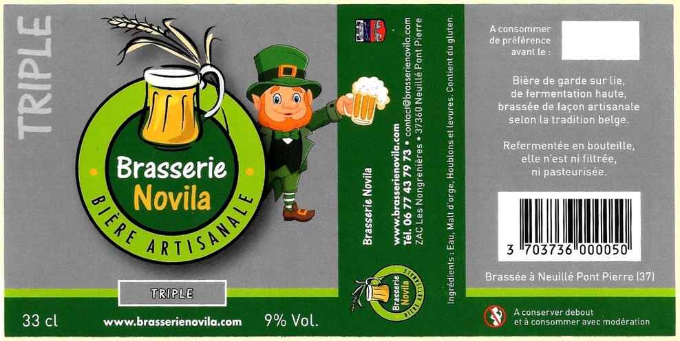 etiquette BRASSERIE NOVILA 02