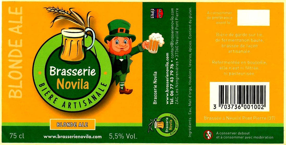 etiquette BRASSERIE NOVILA 03