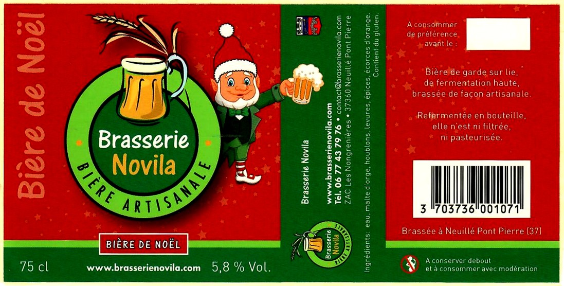 etiquette BRASSERIE NOVILA 05