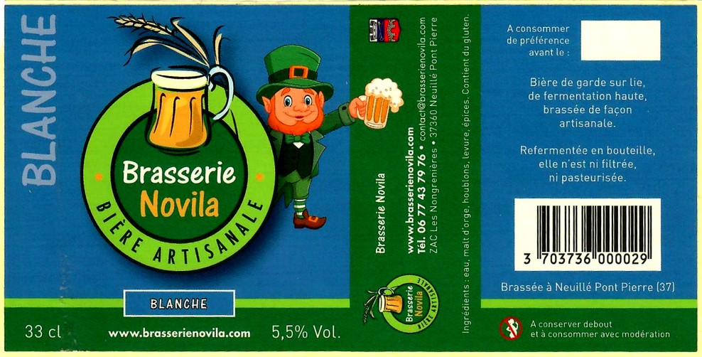 etiquette BRASSERIE NOVILA 08