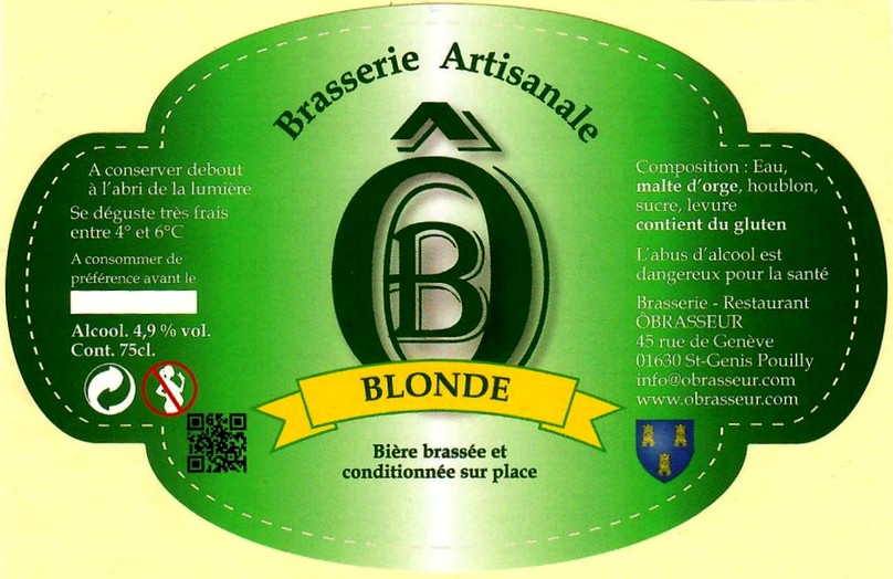 etiquette O BRASSEUR 02