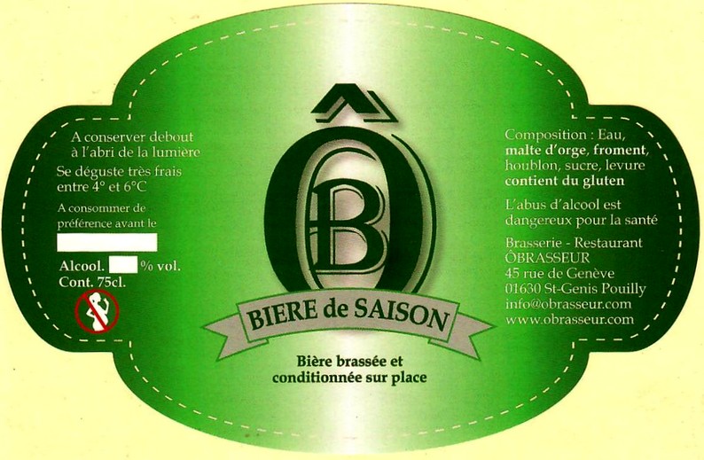 etiquette O BRASSEUR 03