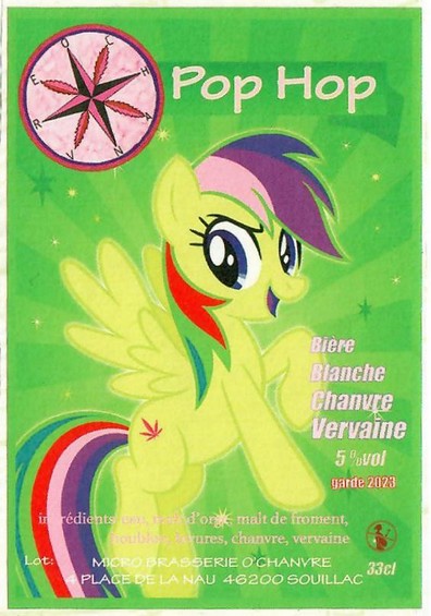 Etiquette BRASSERIE O CHANVRE 01