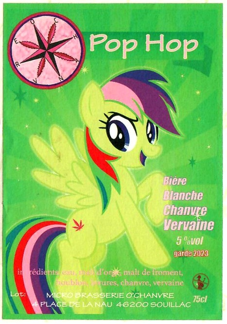 Etiquette BRASSERIE O CHANVRE 02