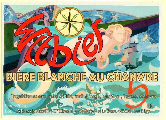 Etiquette BRASSERIE O CHANVRE 03