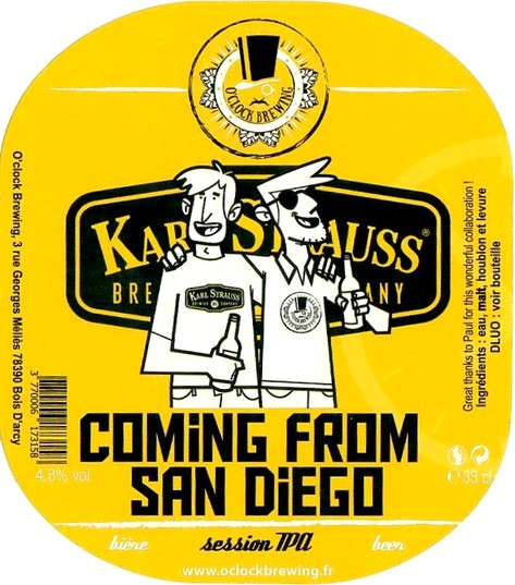 Etiquette BRASSERIE O CLOCK 02