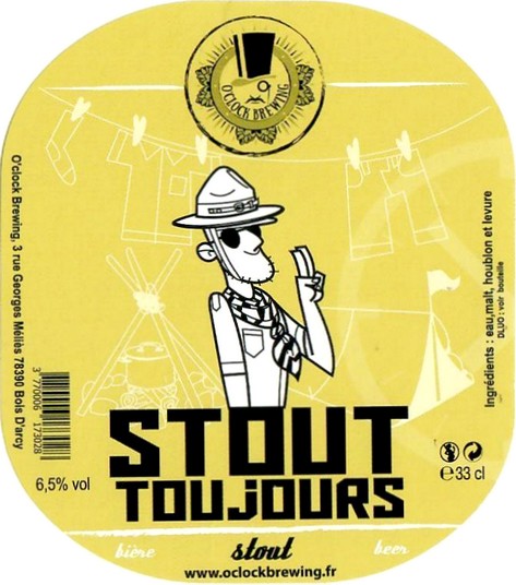 Etiquette BRASSERIE O CLOCK 06