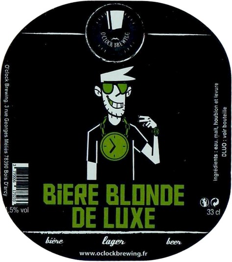 Etiquette BRASSERIE O CLOCK 13