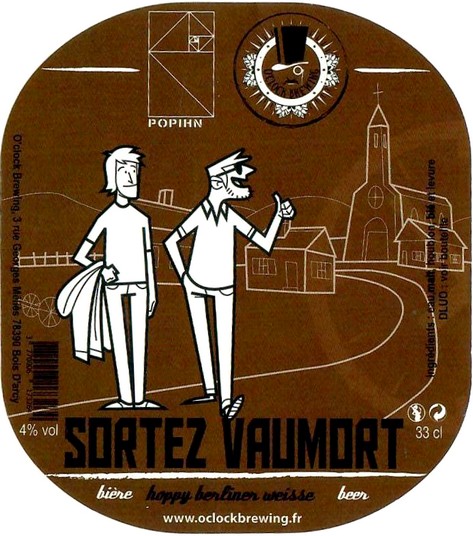 Etiquette BRASSERIE O CLOCK 19